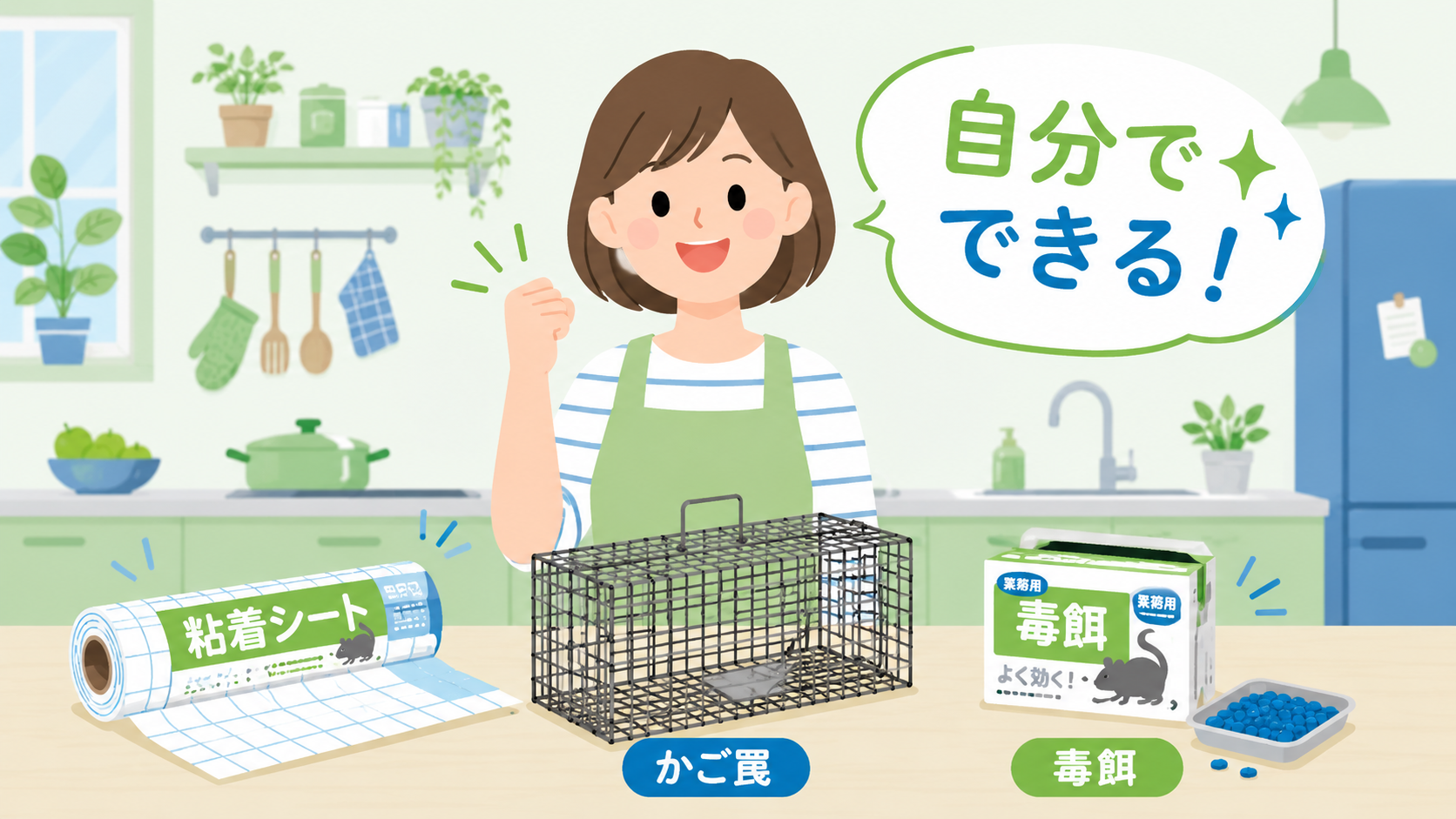 ねずみを自分で駆除する方法と限界【粘着シート・罠・毒餌の使い方】