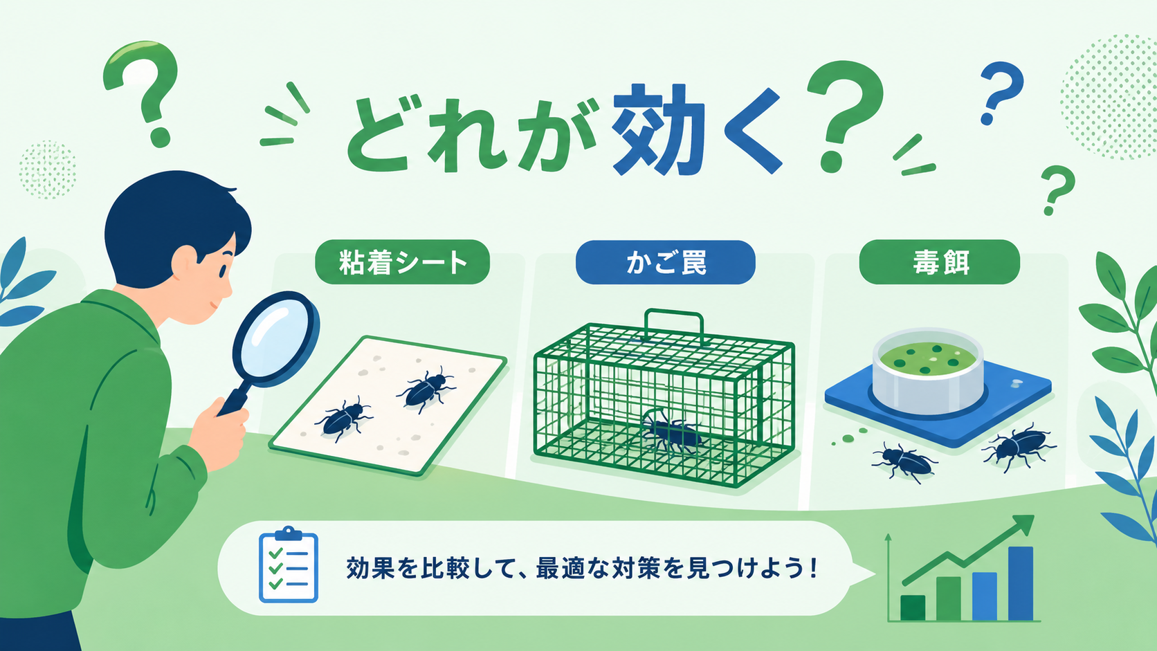 ねずみ駆除の罠の効果的な使い方【粘着シート・捕獲罠・毒餌の選び方】